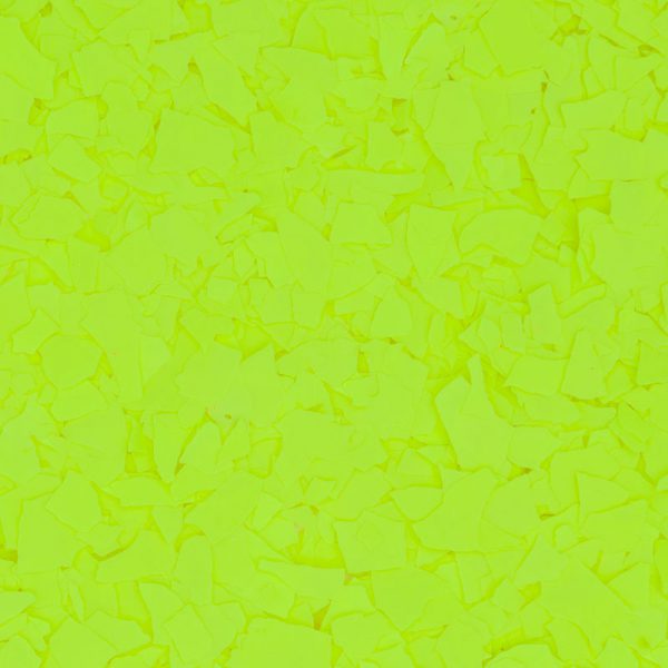 Epoxy Floor Color Flakes Black Light Neon Yellow