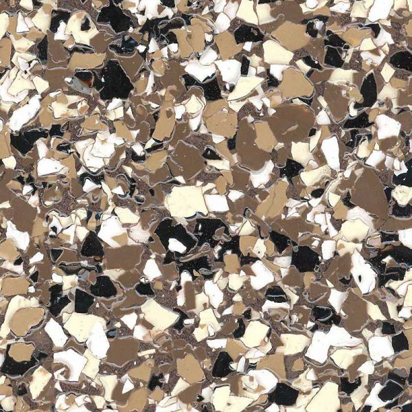 Epoxy Floor Color Flakes Blend Autumn Brown