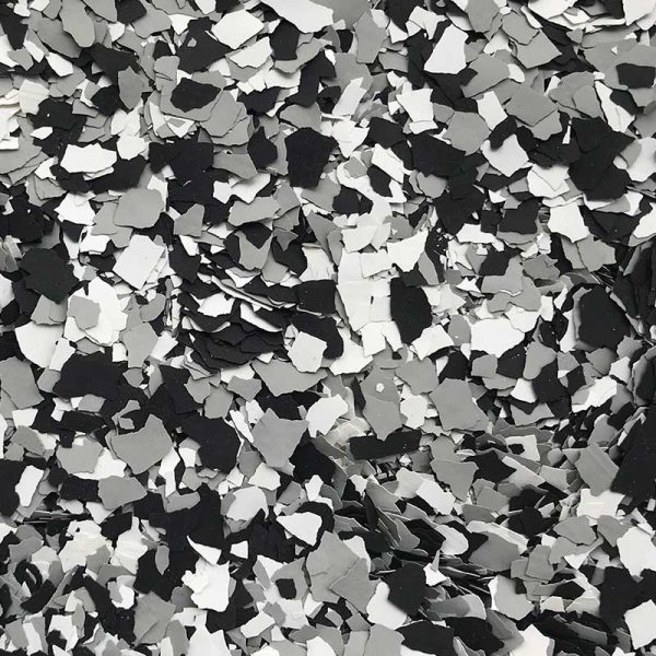 Epoxy Floor Color Flakes Blend Black Marble