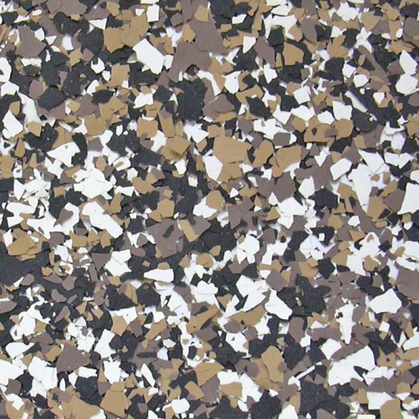 Epoxy Floor Color Flakes Blend Dark Earth