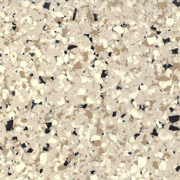 Epoxy Floor Color Flakes Blend Desert Sand