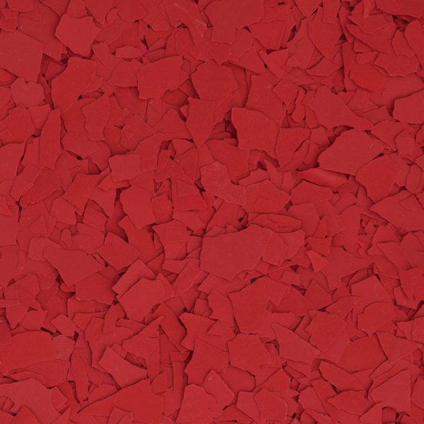 Epoxy Floor Color Flakes Bright Red