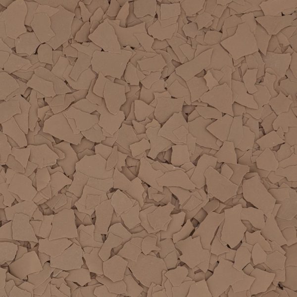 Epoxy Floor Color Flakes Light Brown