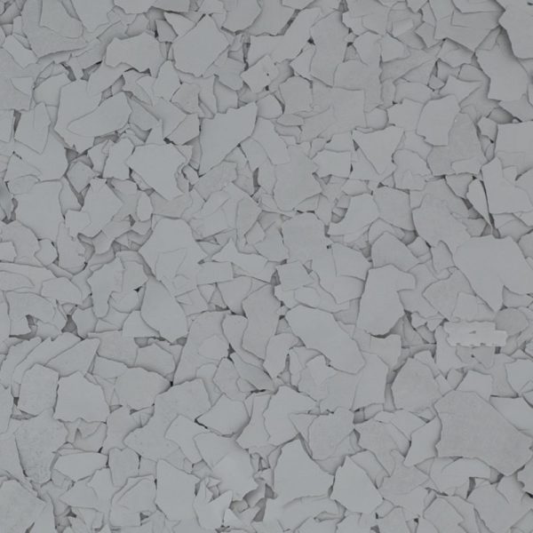 Epoxy Floor Color Flakes Light Gray