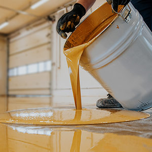 Pouring Concrete Epoxy Sm